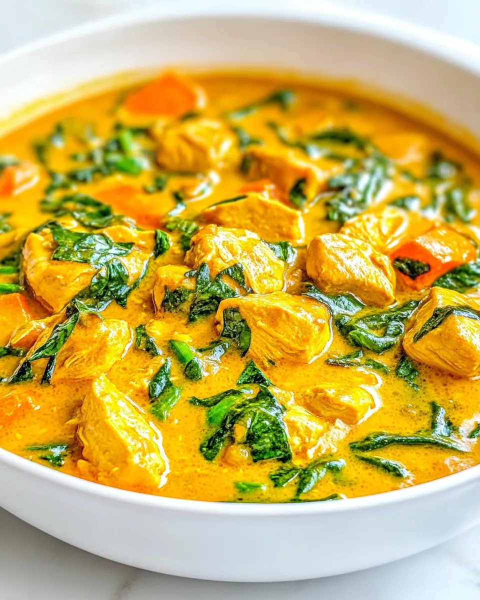 Classic Yellow Thai Chicken Coconut Curry image