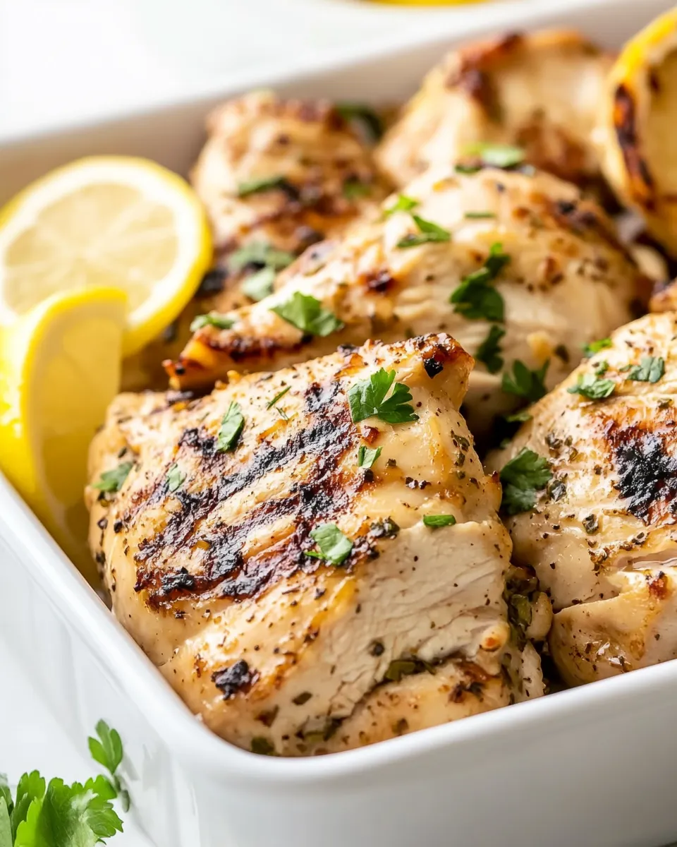 Homemade Zesty Chicken Marinade photo