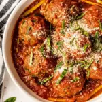 Homemade Zucchini Beef Meatballs photo