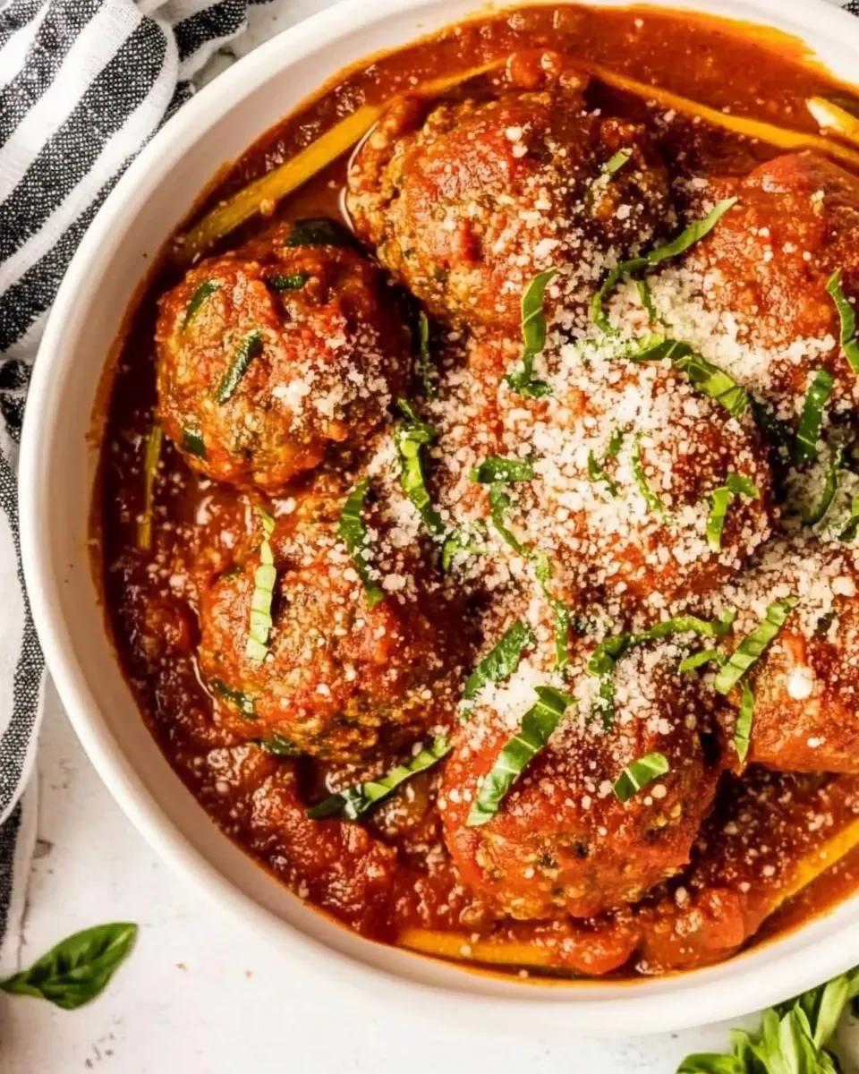 Homemade Zucchini Beef Meatballs photo