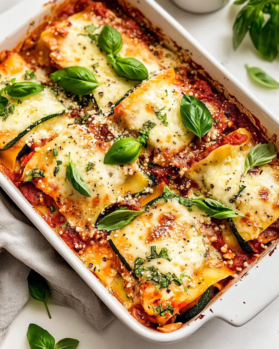 Delicious Zucchini Lasagna dish photo