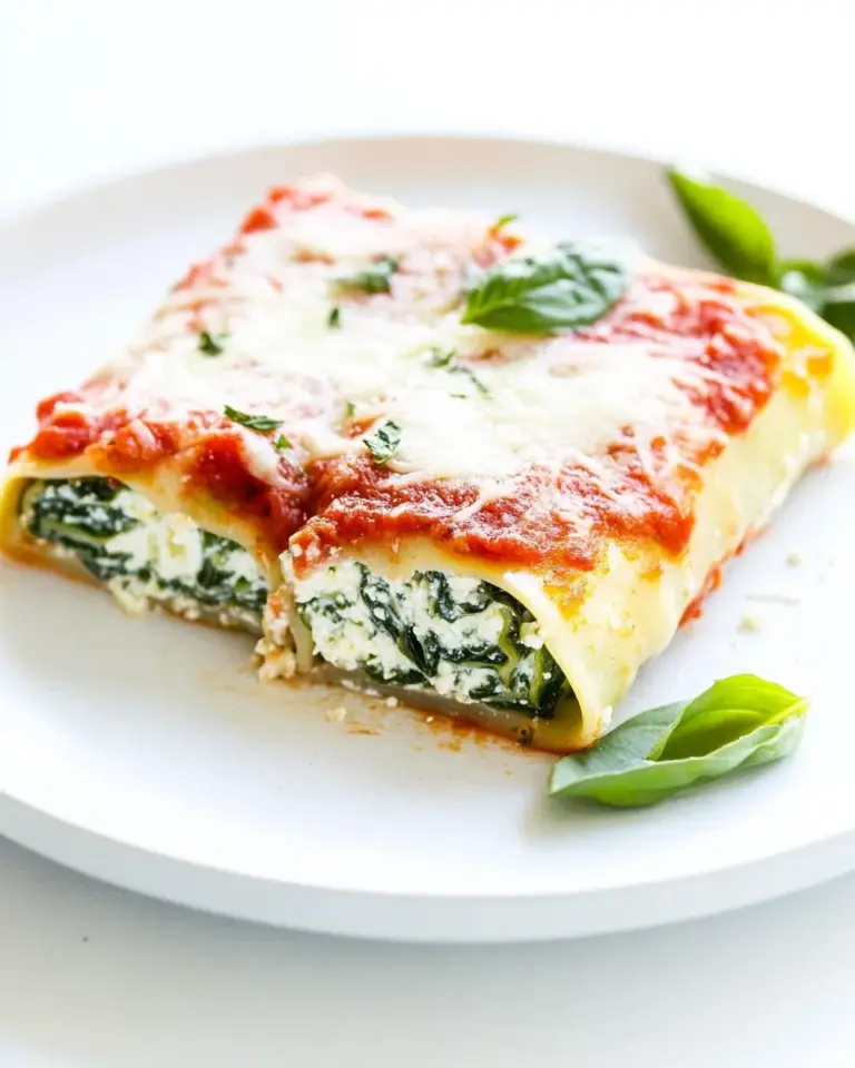 Homemade Zucchini Lasagna Rolls with Spinach & Ricotta Filling photo